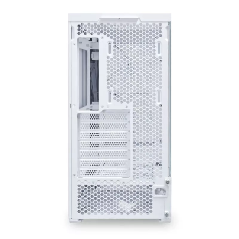 Caixa de PC Midi Tower Lian Li LANCOOL 207 — branco, painel transparente, suporta ATX/MicroATX/MiniITX, sem fonte de alimentação