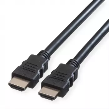 Cabo HDMI ROLINE 5 m Type-A macho para macho dourado preto
