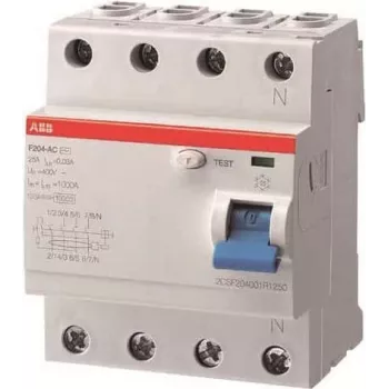 ABB F204A-40/0,03 L interruptor diferencial 4P, 40A, 30mA, N à esquerda (2CSF204123R1400)