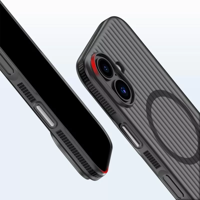 Capa 4smarts 541639 para iPhone 17 16 cm (6,3 polegadas) Preto Transparente