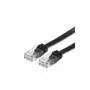 Cabo de rede UTP Cat.6, plano, preto 5m (21.99.0965)