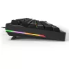 Teclado Sharkoon SGK25 Home USB QWERTZ alemão preto 75% RGB LED