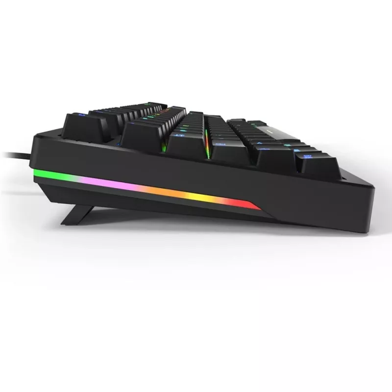 Teclado Sharkoon SGK25 Home USB QWERTZ alemão preto 75% RGB LED