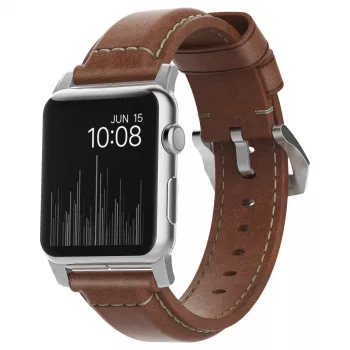 Nomad NM1A4RST00 – pulseira – smartwatch – castanha – Apple – Apple Watch Sport – Apple Watch – Apple Watch Edition – pele
