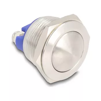 Botão de pressão DELOCK 19 mm, 2 x terminal de parafuso, modelo 22041