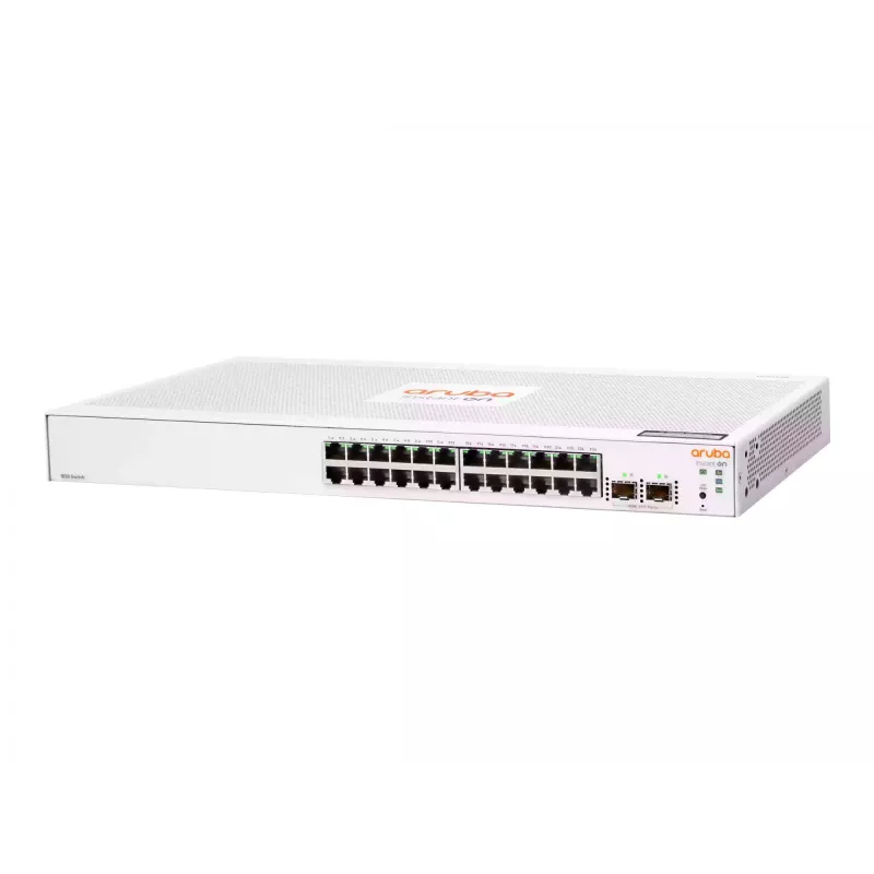 Comutador gerido HPE Aruba Networking Aruba Instant On 1830 24G 2SFP L2 Gigabit Ethernet (10/100/1000) 1U