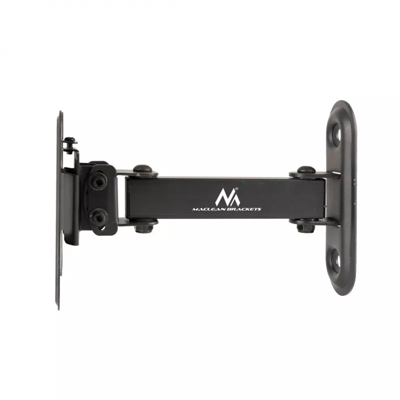 Suporte de parede para TV e monitor Maclean MC-416 13-32 30 kg inclinável rotativo máx. VESA 100x100 preto lacado a pó suporte universal LED OLED LCD