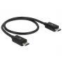 Cabo USB DeLOCK 83570 USB 2.0 0,3 m USB B preto