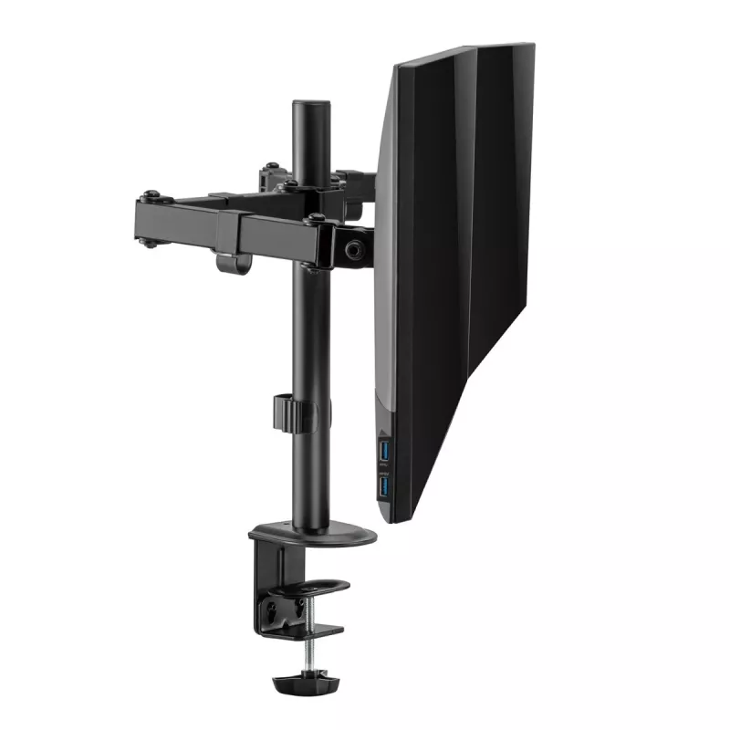 Suporte de mesa Maclean para 2 monitores, VESA 75x75 e 100x100, 17-32, 2x 9kg, MC-754N