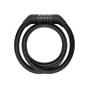 Cadeado de cabo Xiaomi BHR6751GL para trotinete, 1,2 m de comprimento, 1,2 cm de diâmetro, fecho de combinação, preto