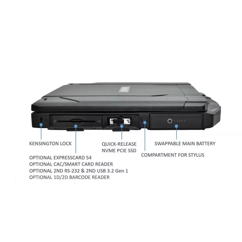 Portátil S14G3 CU5-125U 14T 16GB/256GB S4K1Q2JEJBCX Durabook