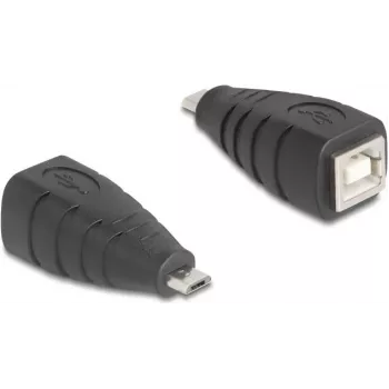 Adaptador de cabo DeLOCK 67201 USB Type Micro-B para USB Type-B preto