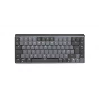 Logitech Master Series MX Mechanical Mini - Teclado - retroiluminado - Sem fios - Bluetooth LE - QWERTY - Nórdico (Dinamarquês/Finlandês/Norueguês/Sueco)