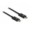 Cabo Thunderbolt DeLOCK 84845 1 m 20 Gbit/s preto
