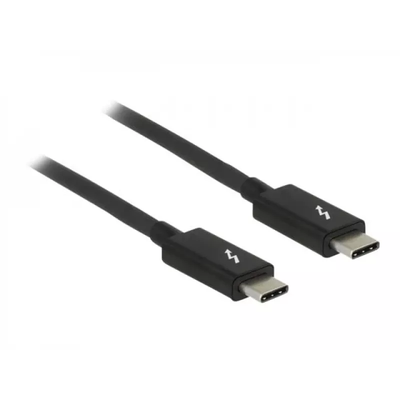 Cabo Thunderbolt DeLOCK 84845 1 m 20 Gbit/s preto
