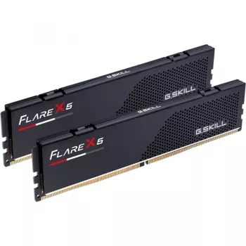 G.Skill Flare X5 F5-5200J4040A32GX2-FX5, 64 GB, 2 x 32 GB, DDR5, 288 pinos DIMM - G.Skill Flare X5 F5-5200J4040A32GX2-FX5. Componente para: PC