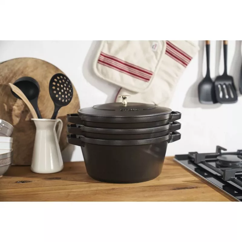 Panela de ferro fundido redonda Staub La Cocotte 4,2 L