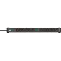 Extensão de energia Brennenstuhl 1391030200 3 m 12 tomadas AC interior preto prateado