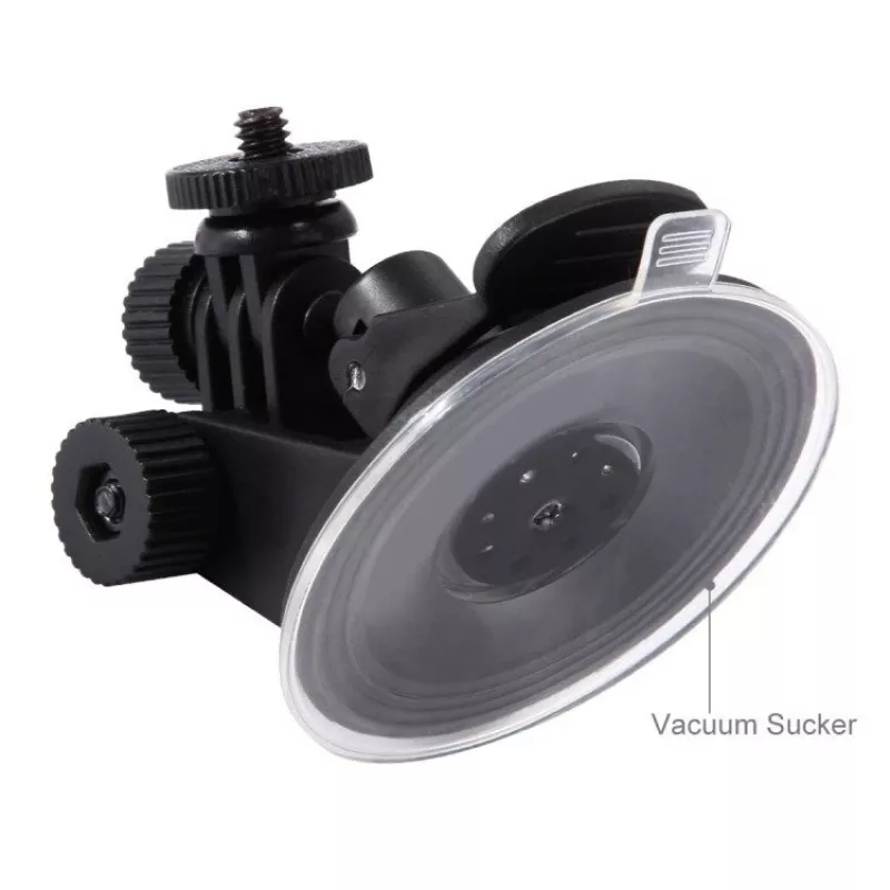 Puluz Suporte para para-brisas de automóvel para action cams (incl. Osmo Action 5 Pro, Insta360 X5)