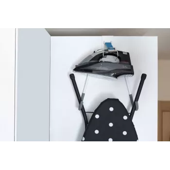 Organizador de tábua de passar e ferro a vapor Jata HPLA8115 - montagem na parede/porta