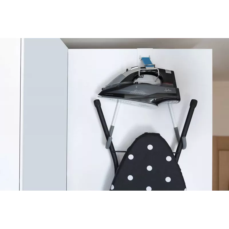 Organizador de tábua de passar e ferro a vapor Jata HPLA8115 - montagem na parede/porta
