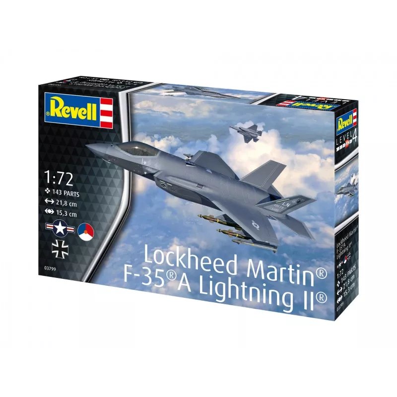 Modelo plástico Lockheed Martin F-35A Light 1/72