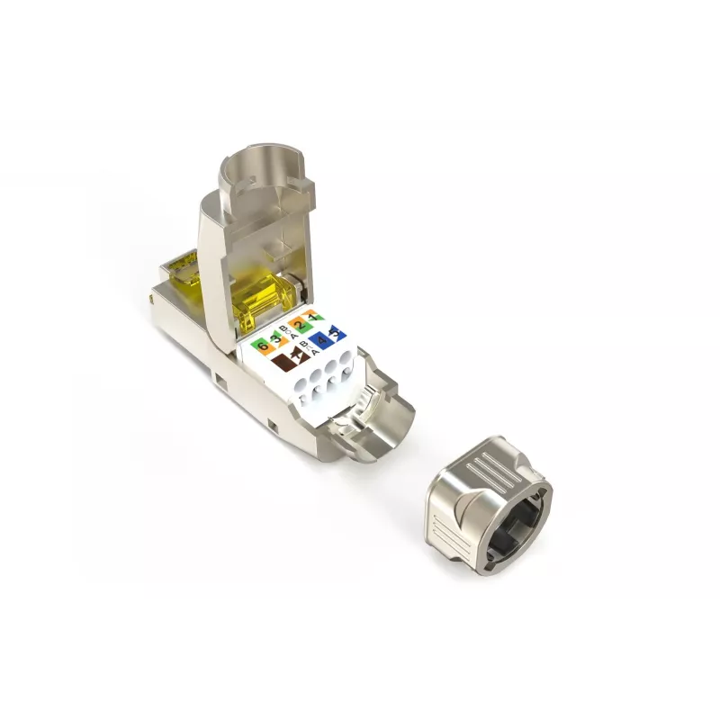 Ficha de campo Digitus CAT 6A DN-93638 AWG 22-27 suporta até 4PPoE