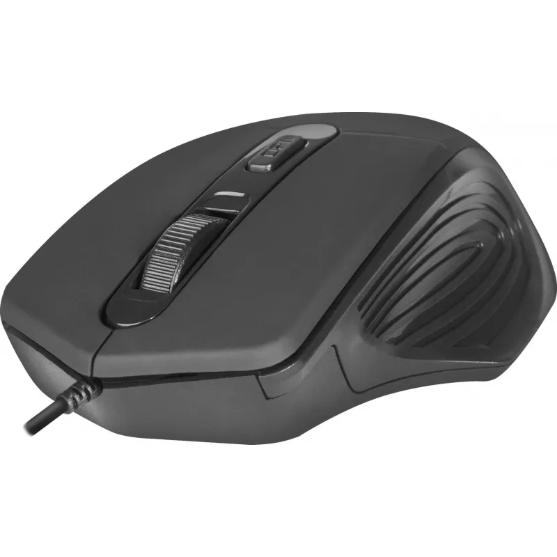 Rato ótico Defender DATUM MB-347 preto 1600dpi 4P