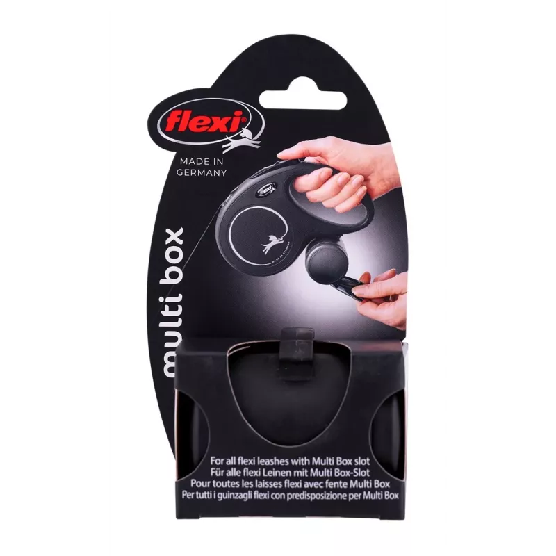 Flexi Vario Multi Box recipiente universal para comida ou sacos, preto