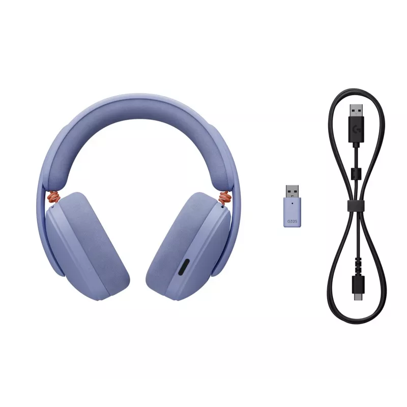 Headset gaming sem fios LOGITECH G325 LIGHTSPEED - LILAC - 2.4GHZ - EMEA