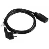Cabo de alimentação CEE 7/7 - IEC 320 C19 16A VDE 1,8M preto