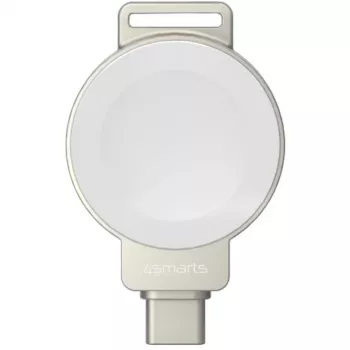 Carregador sem fios 4smarts 541476 para Apple Watch — prateado