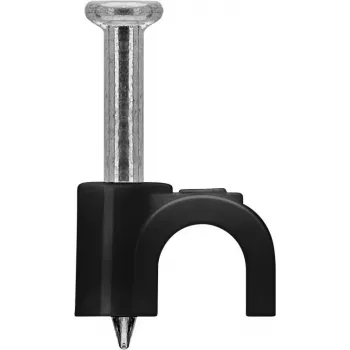 Goobay clipe para cabo 4 mm, preto (64677)