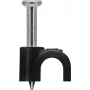 Goobay clipe para cabo 4 mm, preto (64677)