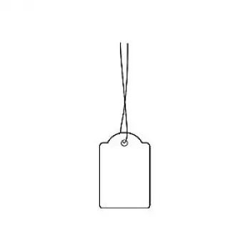 Etiquetas de pendurar com fio HERMA 6925 25x38 mm com fio branco