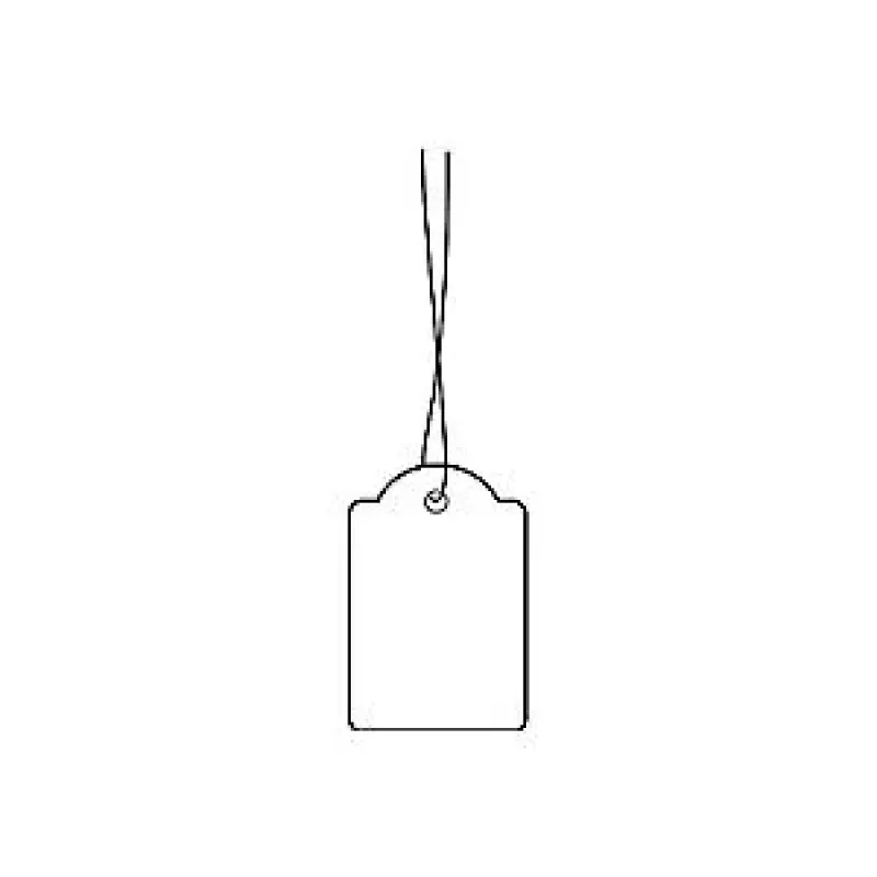 Etiquetas de pendurar com fio HERMA 6925 25x38 mm com fio branco