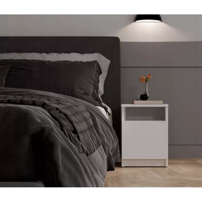 Mesa de cabeceira GALAX 30/1D branco