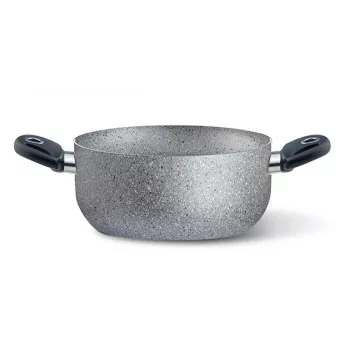 Panela Pensofal Vesuvius 24 cm, duas pegas, aço inoxidável