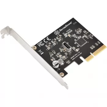 Placa de expansão SILVERSTONE SST-ECU07 USB 3.0 PCIe — Adaptador PCI Express USB 3.0