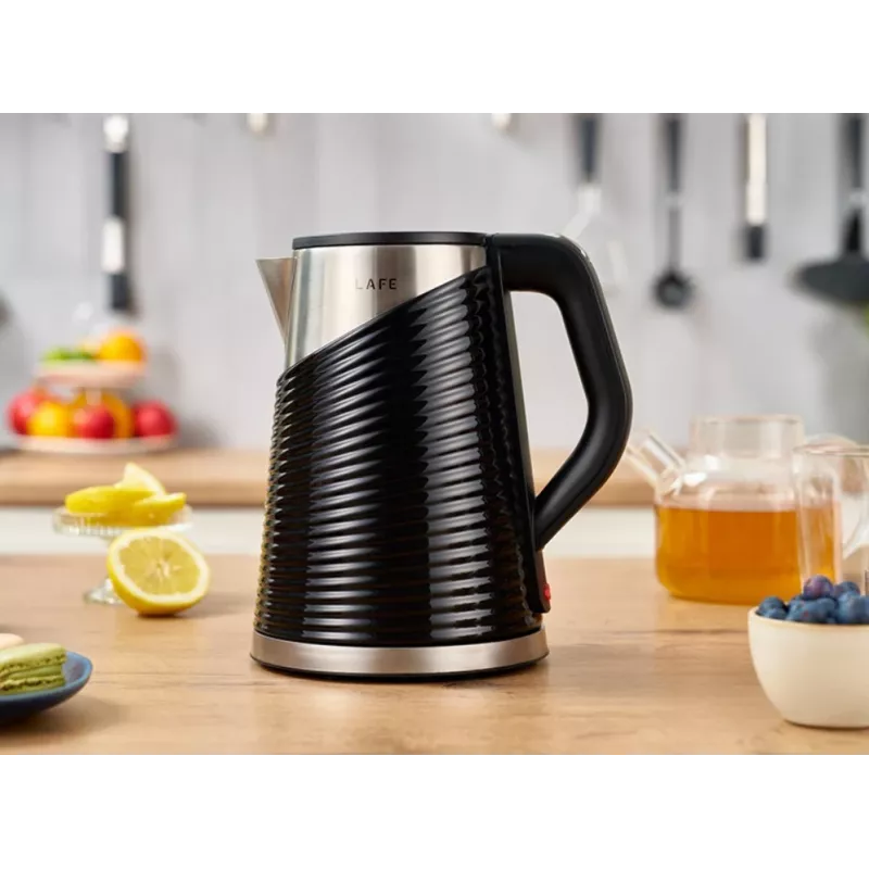 Chaleira elétrica LAFE 1,8 l 2200 W Elegant preto