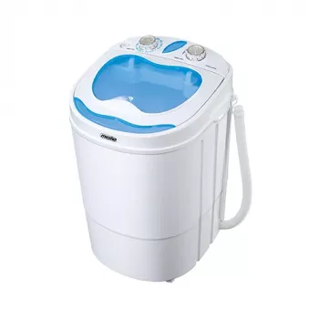 Máquina de lavar de carga superior Mesko MS 8053 — Capacidade de 3 kg, 360×370×530 mm, azul/branco