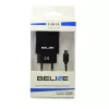 Carregador de viagem Beline Beli0011 — 2 portas USB, cabo microUSB, saída 2A, preto