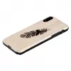 Capa para smartphone man and wood para iPhone XR, Indian preto, capa rígida protetora
