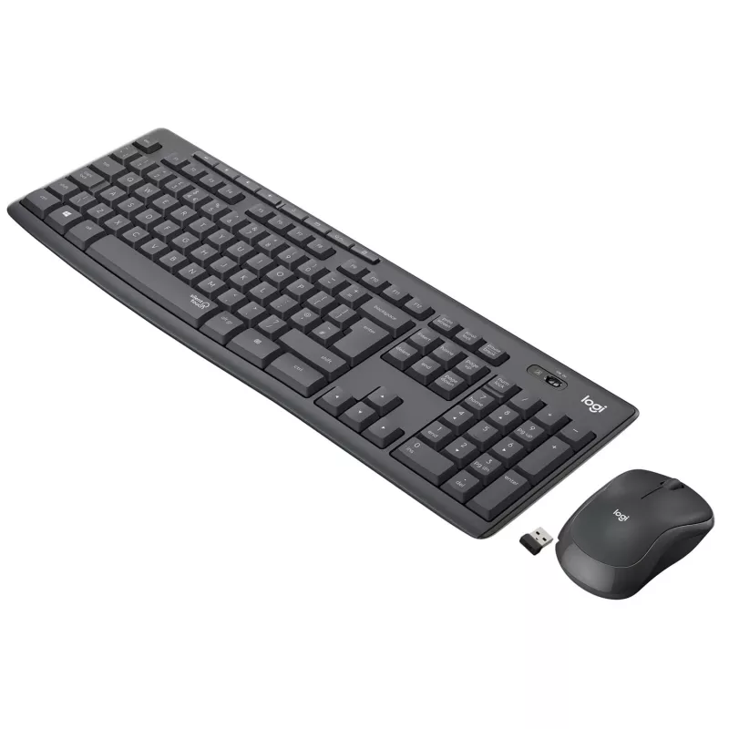 Conjunto sem fios LOGITECH MK295 Silent GRAPHITE