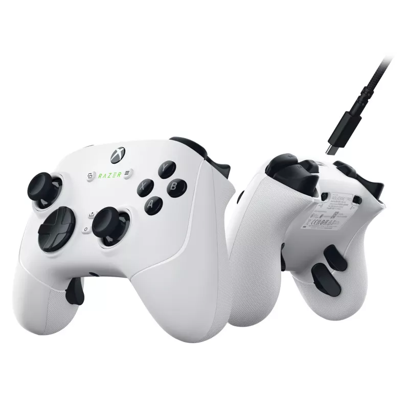 Comando Razer Wolverine V3 Pro branco USB analógico PC Xbox Series S X
