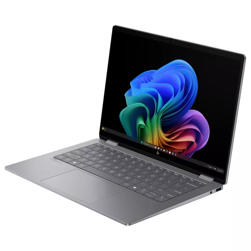 Portátil HP OmniBook X Flip Next Gen AI 14-fm0056ng - design flip - Intel Core Ultra 5 226V / 2,1 GHz - Win 11 Home - Arc Graphics 130V - 16 GB RAM - 512 GB SSD NVMe - 35,6 cm (14 inch)