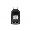 Fonte de alimentação PoE Extralink POE-24-12W 24V 0,5A 12W, ficha de parede interior, preta
