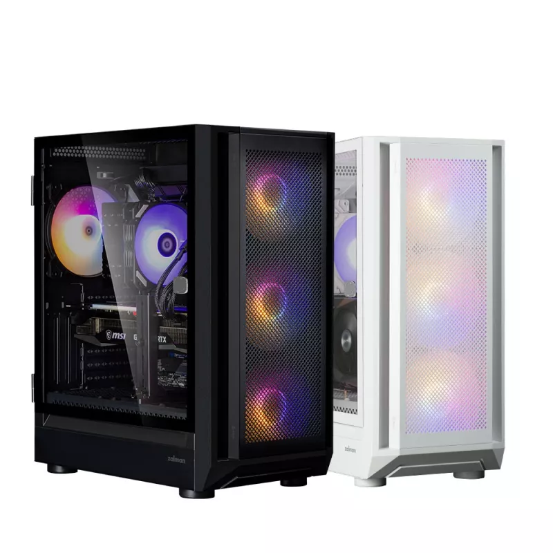 Caixa de computador Zalman i6 preta, ATX, preta
