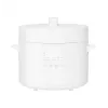Panela de pressão elétrica rápida Xiaomi 4,8 L – 1000 W, branca, tacho removível, visor