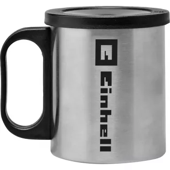Caneca de café em aço inoxidável EINHELL 4609991 — individual, 0,24 L, 90 mm de altura